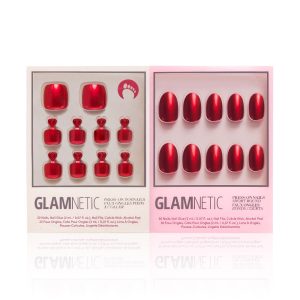 Cherry Glaze Mani Pedi