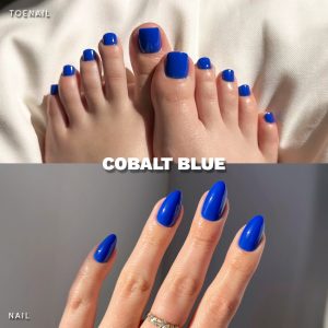 Cobalt Blue Mani Pedi