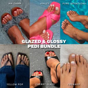 Glazed & Glossy Pedi Bundle