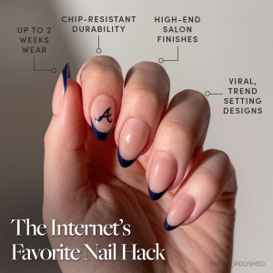 Atlanta Braves Press-On Nail Set