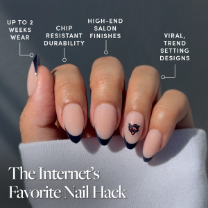 Chicago Bears Press-On Nail Set