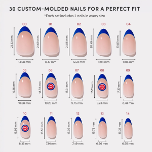 Chicago Cubs Press-On Nail Set