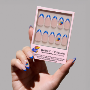 Kansas Jayhawks Press-On Nail Set