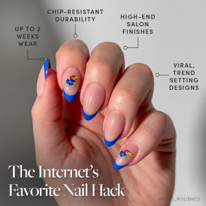 Kansas Jayhawks Press-On Nail Set