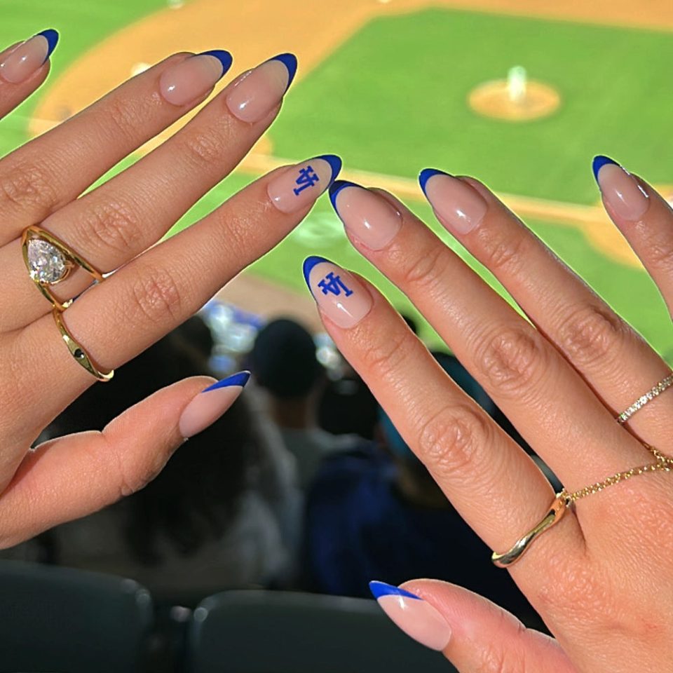 Los Angeles Dodgers Press-On Nail Set