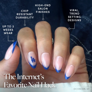 Los Angeles Dodgers Press-On Nail Set