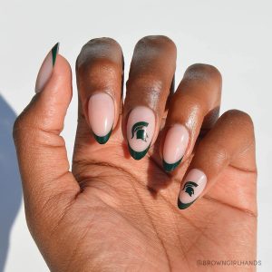 Michigan State Spartans Press-On Nail Set