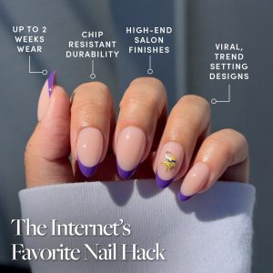 Minnesota Vikings Press-On Nail Set