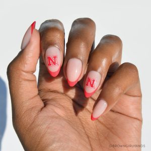 Nebraska Cornhuskers Press-On Nail Set