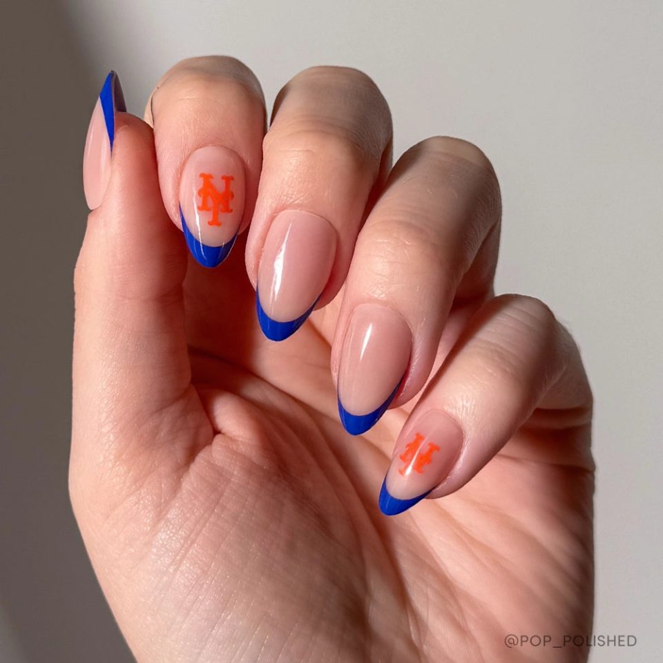 New York Mets Press-On Nail Set