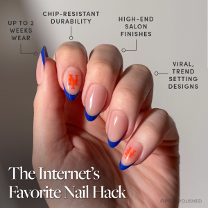 New York Mets Press-On Nail Set
